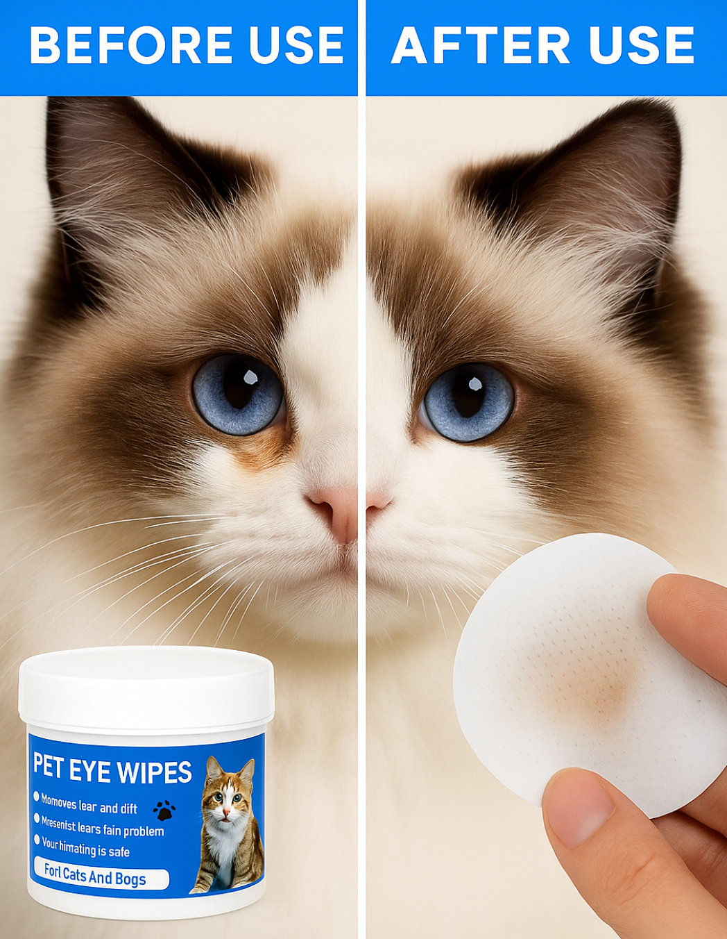 Eyes as bright as their spirit ✨🐾 - 130 Wipes